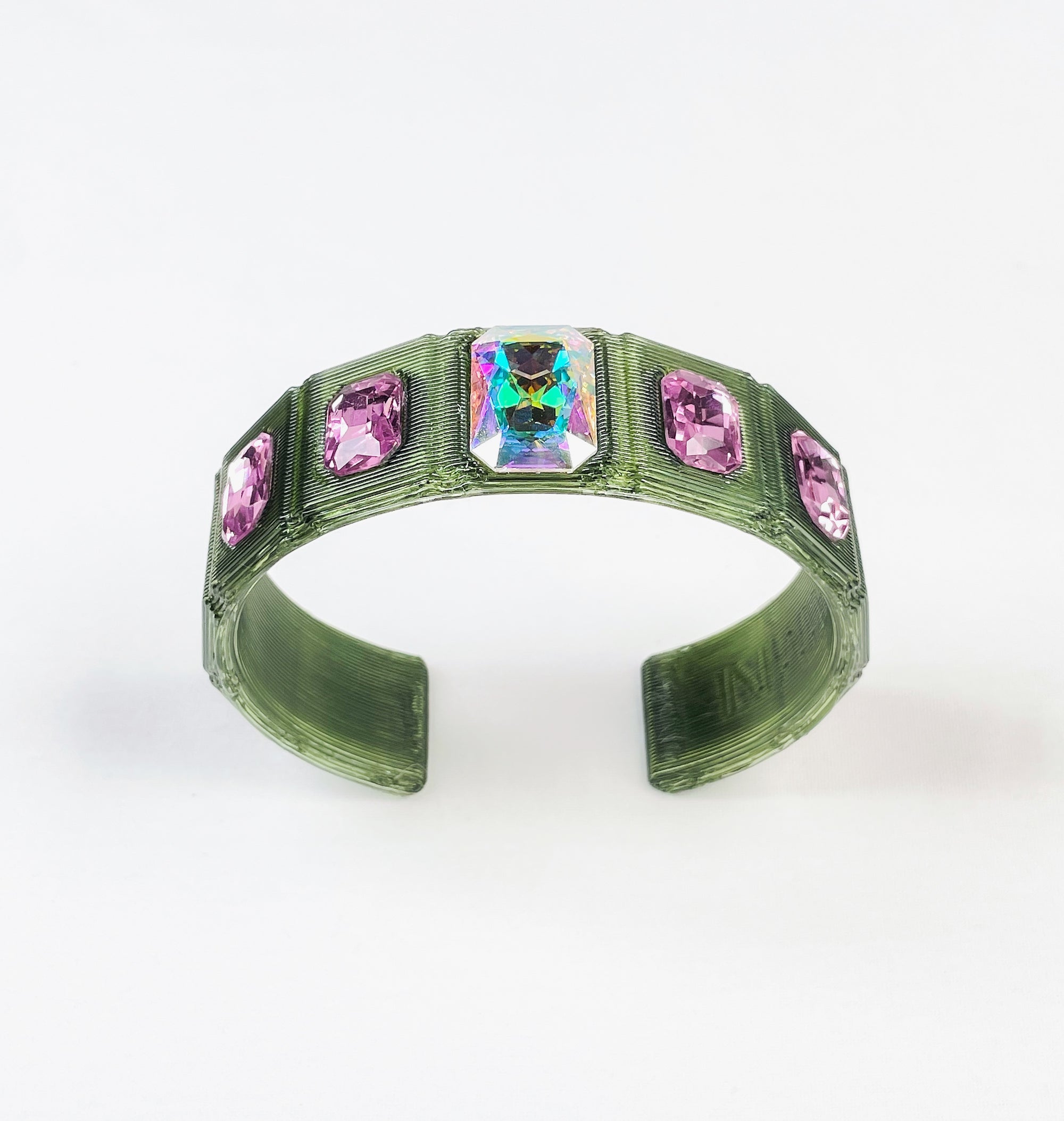 Green & pink choker