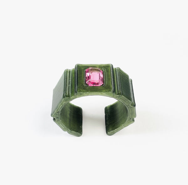 Green & pink bracelet