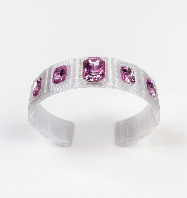 Transparent pink choker