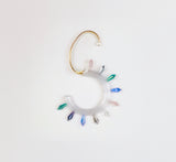 Seahorse transparent earring