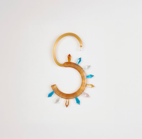 Walrus gold earring