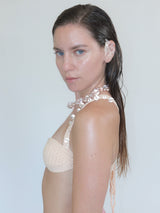Crystal drops bra